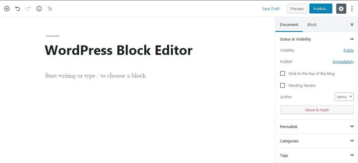 002 wordpress block editor gutenberg editor