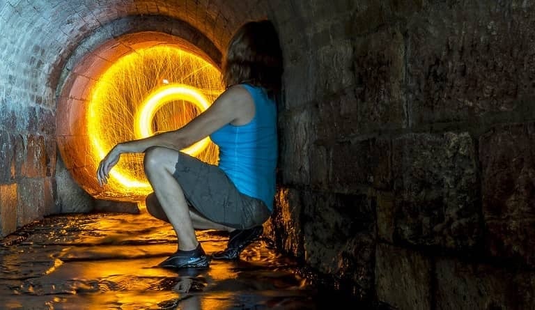 free stock photo woman and sparks