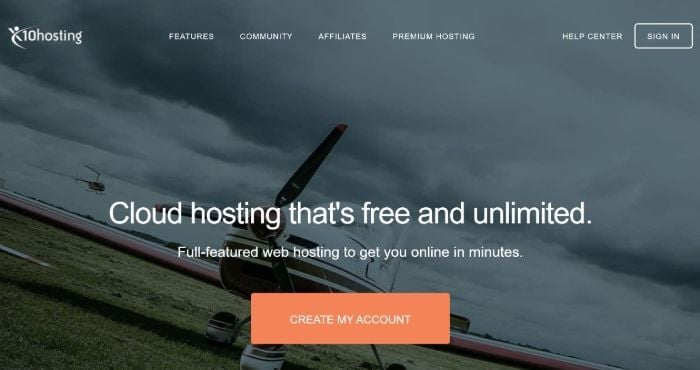 Free WordPress Hosting - x10Hosting