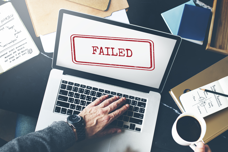 online business failure