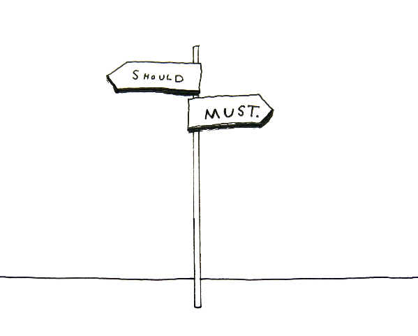 The Crossroads of Should and Must