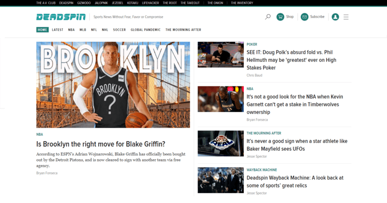 sports writing jobs deadspin