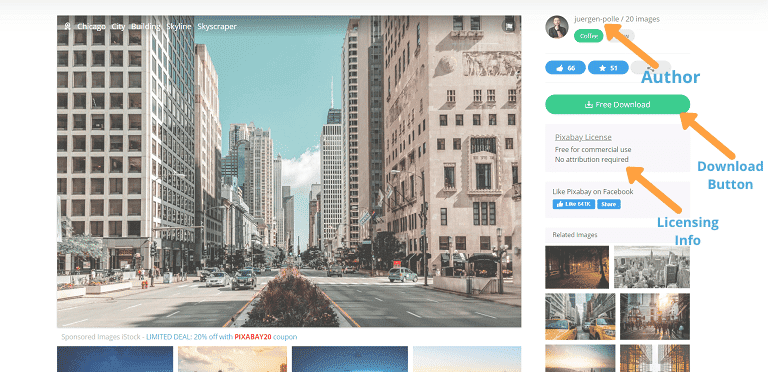 stock photo sites pixabay layout